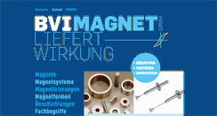 Desktop Screenshot of bvi-magnete.de